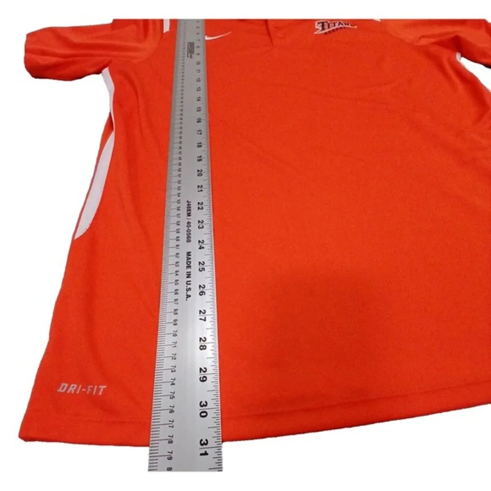 Nike Drit- Polo Shirt Mens Orange Cal State Fullerton Titans Baseball NCAA‎ L